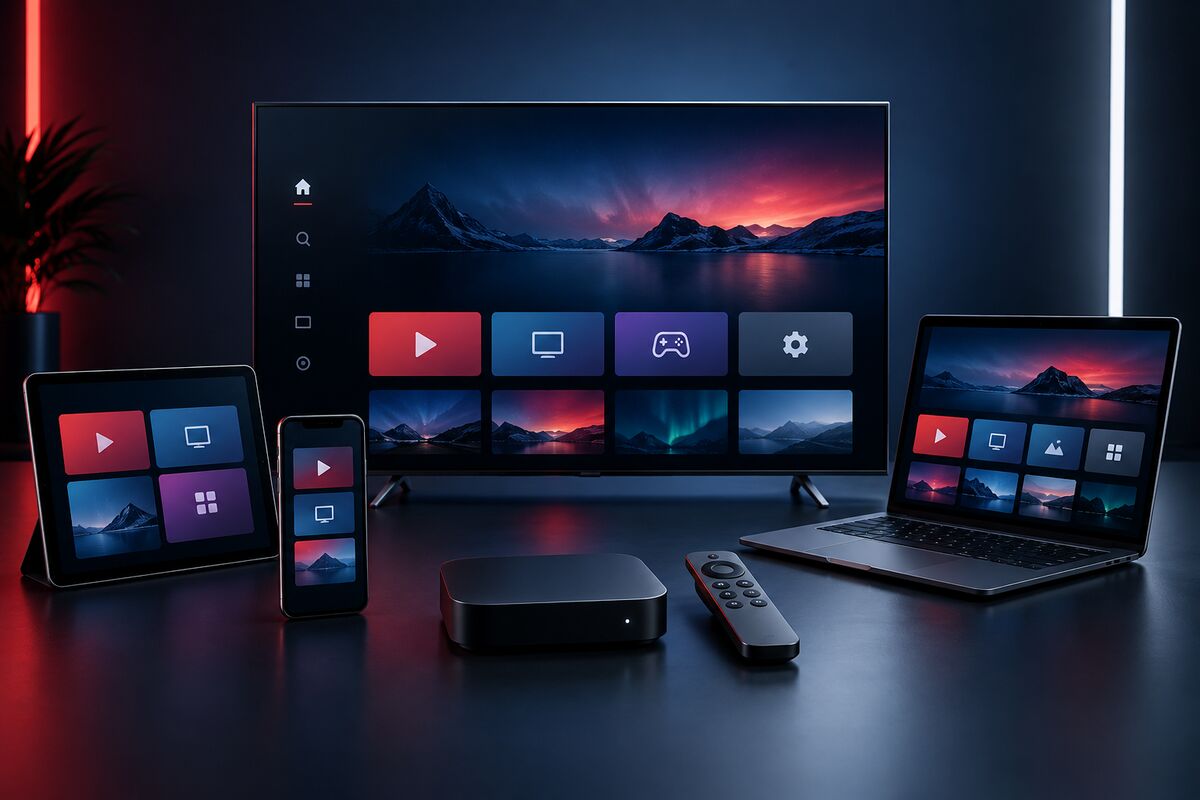 IPTV iPhone på moderne strømmeenheter — IPTV Norge 6K